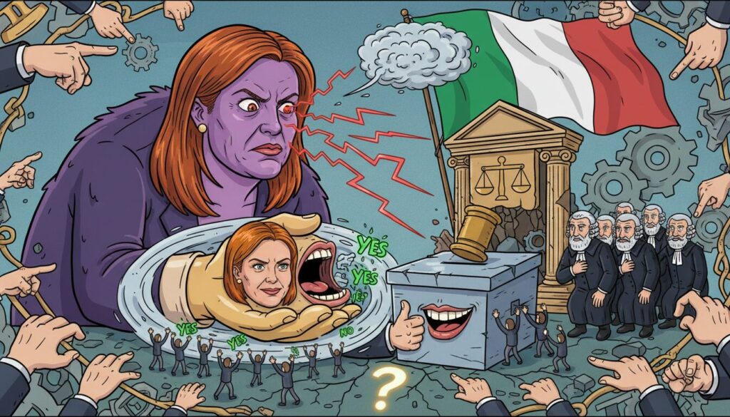 Le Toghe prima ti affondano, poi ti portano alle urne: il grande plot twist di sora giorgia