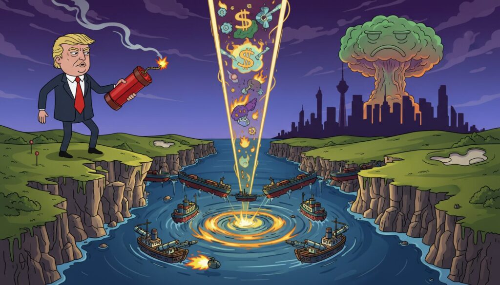 Trump, le mine e il remix dell’apocalisse: lo stretto di hormuz diventa il set di un film di michael bay (ma con più caps lock)